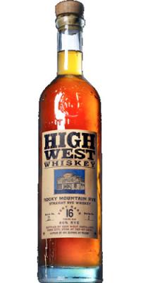 High West 16yo Rocky Mountain Rye 46% 750ml