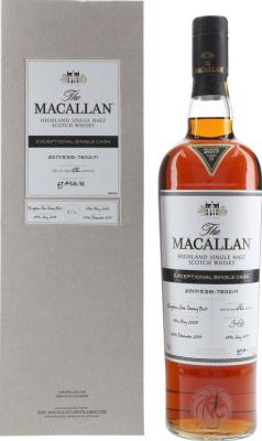 Macallan 2017 ESB-7802 11 Exceptional Single Cask European Oak Sherry Butt 63.4% 750ml