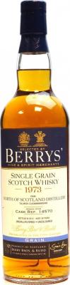 North of Scotland 1973 BR Berrys Ex-Bourbon Barrel #14570 46% 700ml