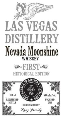 Las Vegas Distillery Nevada Moonshine Whisky 1st Historical Edition 50% 1750ml