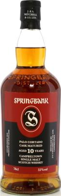 Springbank 10yo 6 Y Refill B BRL+4 Y Fresh Palo Cortado HHD 55% 700ml