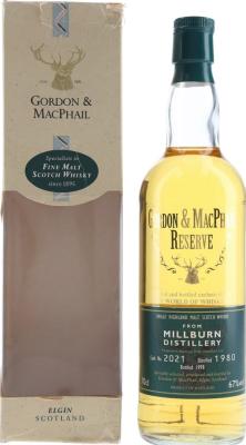 Millburn 1980 GM Reserve Bourbon #2021 World of Whiskies 67% 700ml