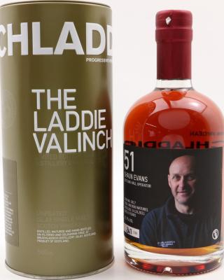 Bruichladdich 2011 Laddie Crew Valinch 51 Shaun Evans Vin Doux Naturel #3617 61.7% 500ml