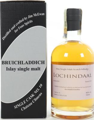Lochindaal 2007 Chateau Climens Wine Cask #10 For Fous Spirits 46% 700ml