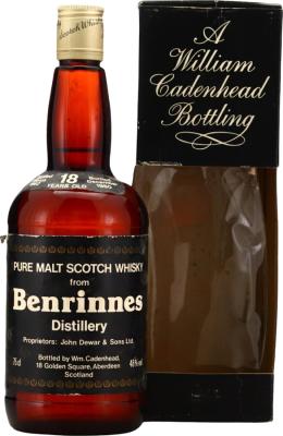 Benrinnes 1962 CA Dumpy Bottle 18yo 46% 750ml