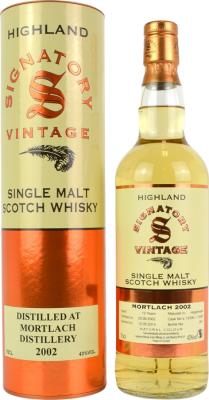 Mortlach 2002 SV Vintage Collection 12yo 12590 + 12591 43% 700ml