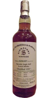 Glenlivet 1997 SV The Un-Chillfiltered Collection 1st fill Sherry Butt #48051 46% 750ml