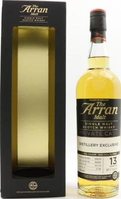 Arran 2005 Private Cask Distillery Exclusive Bourbon Barrel 2005/010 57.1% 700ml