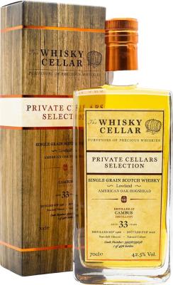 Cambus 1988 TWCe Private Cellars Selection Series 4 Hogsheads Cask No. 59256 & 59258 33yo 42.5% 700ml