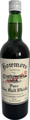 Bowmore 7yo Sherriff's Pure Islay Malt Whisky 43% 750ml