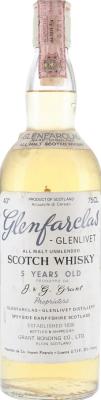 Glenfarclas 5yo All Malt Unblended Importato da Co. Import Pinerolo 40% 750ml