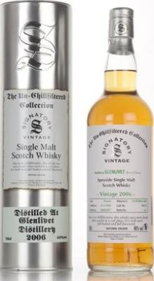 Glenlivet 2006 SV The Un-Chillfiltered Collection 1st Fill Sherry Butt #901274 46% 700ml