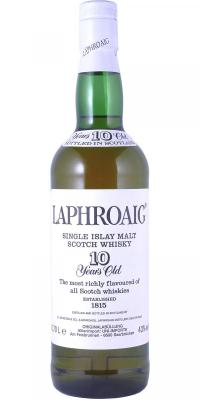 Laphroaig 10yo UNI-IMPORTE 6600 Saarbrucken 43% 700ml