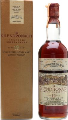 Glendronach 12yo Matured in Sherry Casks Previ Import 43% 750ml
