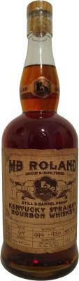 MB Roland Kentucky Straight Bourbon Whisky New Oak #4 Char Batch 64 55.5% 700ml