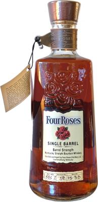 Four Roses Single Barrel Private Selection OBSQ 15-3D Costco Bay Area Members 59.5% 750ml