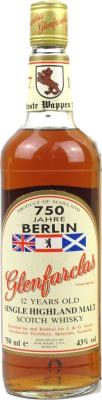 Glenfarclas 750 years Berlin12yo Germany 43% 750ml