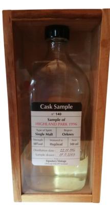 Highland Park 1996 SV Cask Sample Hogshead 135 59% 500ml