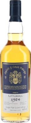 Littlemill 1984 Wx Spirit & Cask Range Refill Bourbon Hogshead #3899 48.5% 700ml