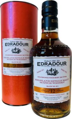 Edradour 2011 Oloroso Sherry Butts Oloroso Sherry Butts 57.8% 700ml