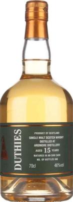 Ardmore 15yo CA Duthies Bourbon Hogshead 46% 700ml