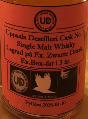 Uppsala Destilleri 2016 No I 60% 500ml