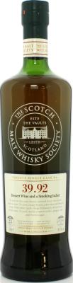 Linkwood 1990 SMWS 39.92 Dessert Wine and A Smoking Jacket Refill Ex-Bourbon Hogshead 49.5% 700ml