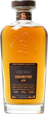 Highland Park 1990 SV Cask Strength Collection 26yo Refill Sherry Butt #15705 LMDW 45% 700ml