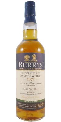 Glen Grant 1973 BR Berrys Sherry Cask #6649 Charles Hofer Exclusive 49.2% 700ml