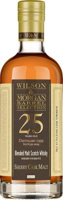 Blended Malt Scotch Whisky 1999 WM Barrel Selection Sherry Cask Malt S.Y.C. wine & Cigar Company 53.3% 700ml