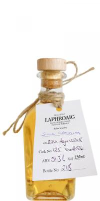 Laphroaig 2006 Handfilled Distillery only #125 51.3% 250ml