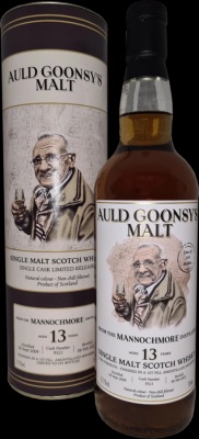 Mannochmore 2009 GWhL Auld Goonsy's Malt 1st Fill Amontillado Hogshead 57.1% 700ml
