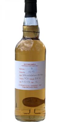 Springbank 2003 Duty Paid Sample For Trade Purposes Only Fresh Rum Barrel Rotation 1019 57.7% 700ml
