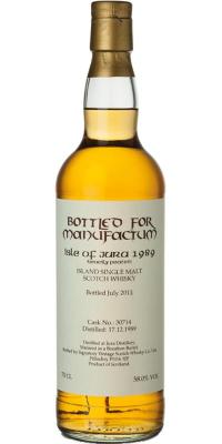 Isle of Jura 1989 SV Bottled for Manufactum Bourbon Barrel #30714 58% 700ml