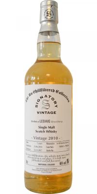 Ledaig 2010 SV The Un-Chillfiltered Collection 1st Fill Bourbon Barrels 700385 + 700386 46% 700ml