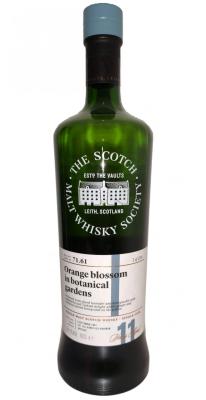 Glenburgie 2007 SMWS 71.61 Orange blossom in botanical gardens 1st Fill Ex-Bourbon Barrel 55.1% 700ml