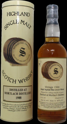 Mortlach 1988 SV Vintage Collection Sherry Butt #2644 43% 700ml