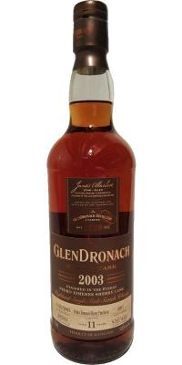 Glendronach 2003 Single Cask Pedro Ximenez Sherry Puncheon #4007 Wine and Beyond Exclusive Canada 54.8% 750ml