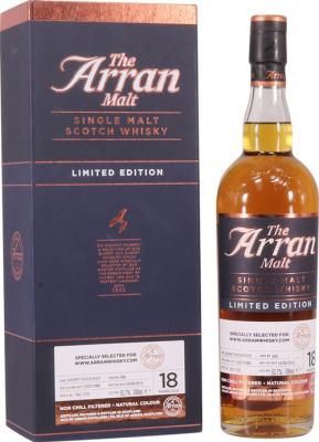 Arran 1998 Limited Edition Sherry Hogshead #894 53.7% 700ml