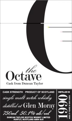 Glen Moray 1990 DT The Octave Ex Sherry Octave Cask Finish 703652 Preiss Imports 50.1% 750ml