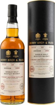 A Secret Speyside Distillery 1990 BR #18005 Kirsch Import 49.6% 700ml