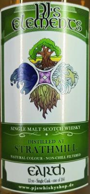 Strathmill 2009 UD PJ's Elements Earth Refill PX Sherry matured 53.1% 700ml