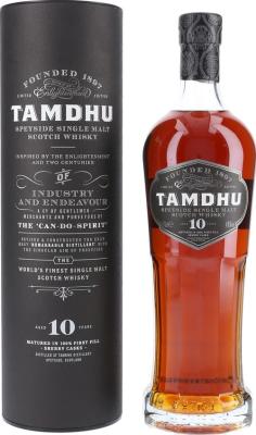Tamdhu 10yo The Can Dhu Spirit Limited Edition 1st Fill Sherry Cask 46% 700ml