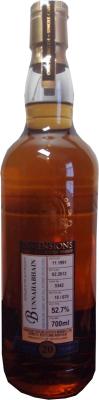 Bunnahabhain 1991 DT Dimensions Sherry Cask #5342 52.7% 700ml