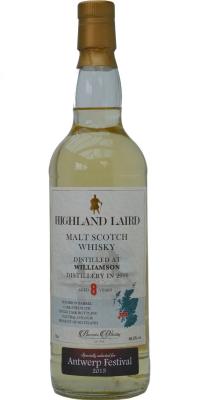 Williamson 2006 BRI Highland Laird Bourbon Cask Antwerp Festival 2015 46% 700ml