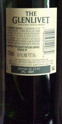 Glenlivet 12yo 40% 750ml