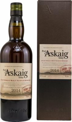 Port Askaig 2014 ElD Sherry Cask Quarter refill bourbon hogshead + Sherry hogshead Kirsch Import 57.1% 700ml