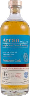 Arran 2005 Bourbon Barrel 15th Anniversary of Whiskybase.com 56.6% 700ml