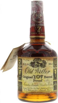 Old Weller 7yo Original 107 Barrel Proof New American Oak Barrels 17761 53.5% 760ml