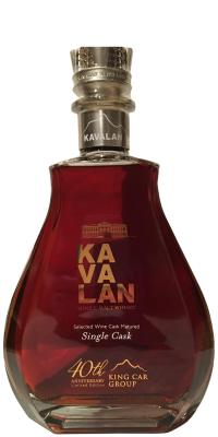 Kavalan Selected Wine Cask Matured Red wine cask King Car Group 40th Anniversary 56.3% 1500ml